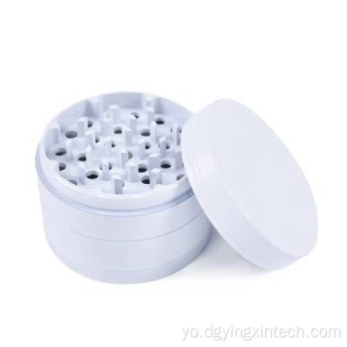 Seramic grinder mẹrin-Layeramu alloy awọn ẹya ẹrọ mimu siga mimu